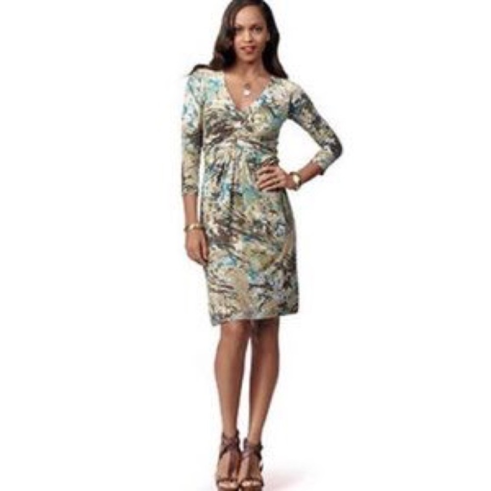 Cabi 850 Abstract Print Gallery Dress NWT